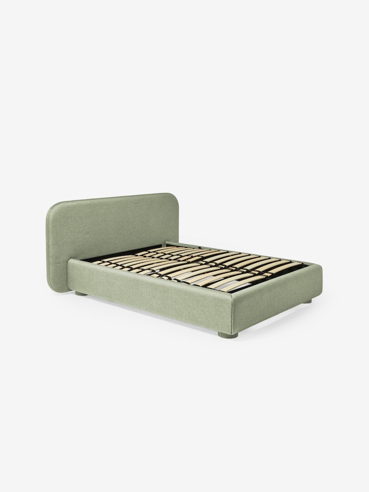 MADE.COM Sage Green Hanson Ottoman Storage Bed - Image 5 of 5