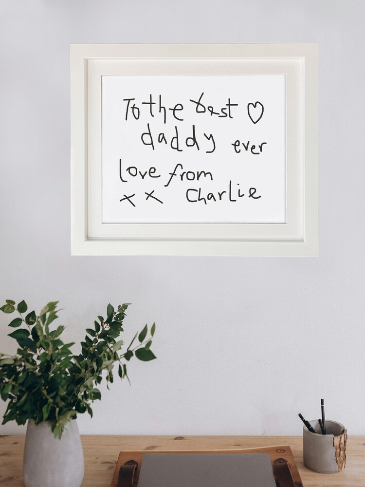 Personalised Hand Written Message Framed Print by Jonny's Sister - Image 2 of 4