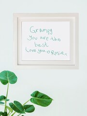 Personalised Hand Written Message Framed Print by Jonny's Sister - Image 3 of 4