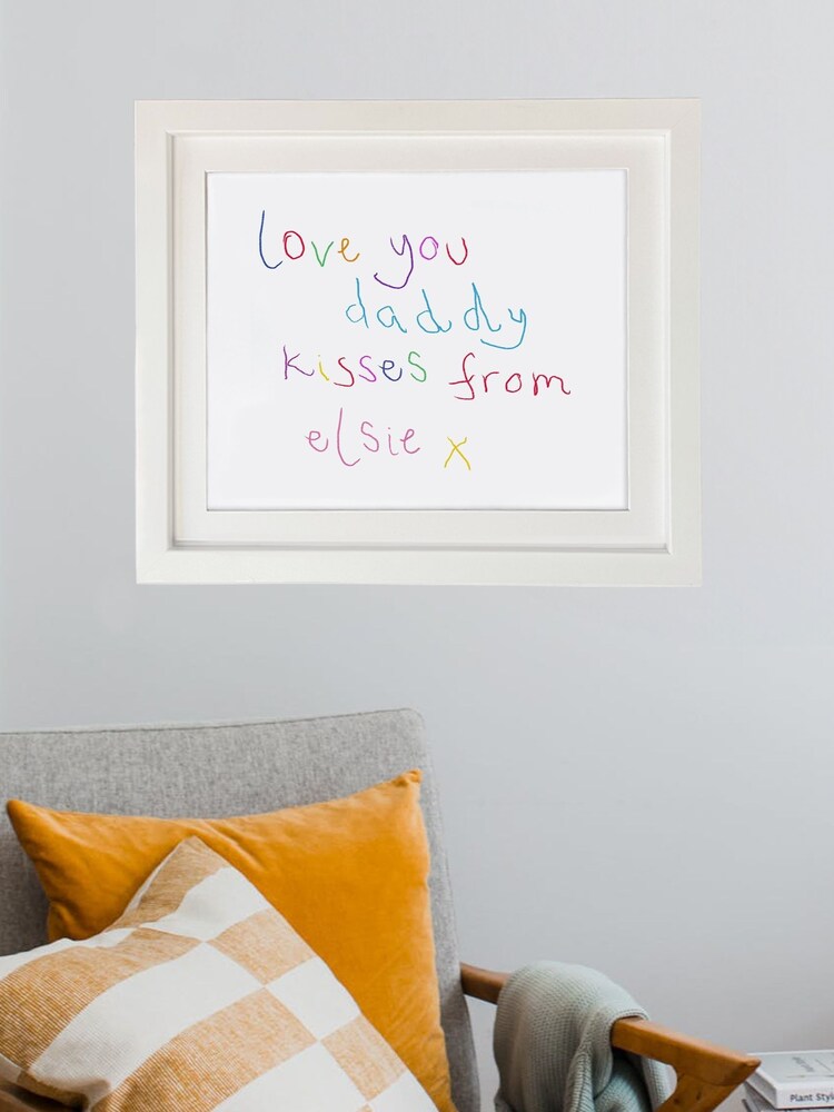 Personalised Hand Written Message Framed Print by Jonny's Sister - Image 4 of 4