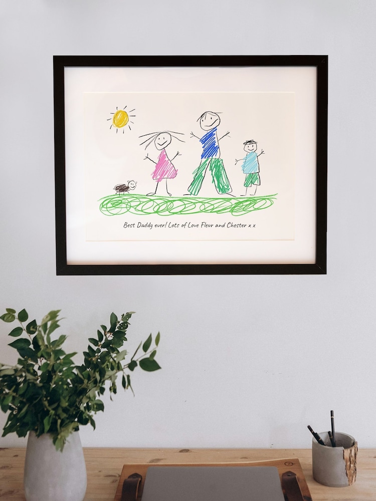 Personalised Framed Hand Drawn Picture Print by Jonny's Sister - Image 2 of 3