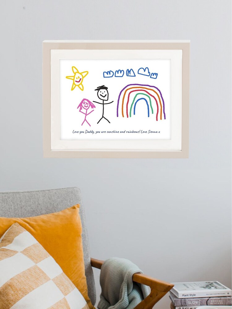 Personalised Framed Hand Drawn Picture Print by Jonny's Sister - Image 3 of 3