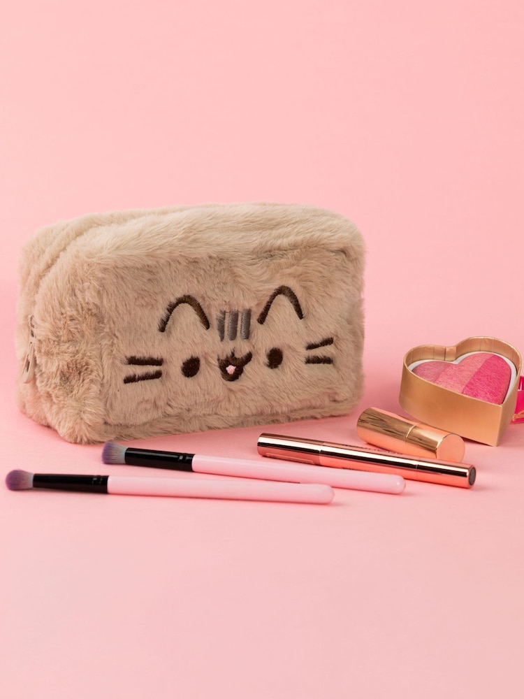 Vanilla Underground Brown Pusheen Furry Make Up Bag - Image 1 of 8