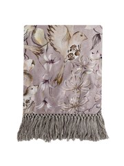 Voyage Maison Viola Floella Floral Fringed Throw - Image 6 of 7