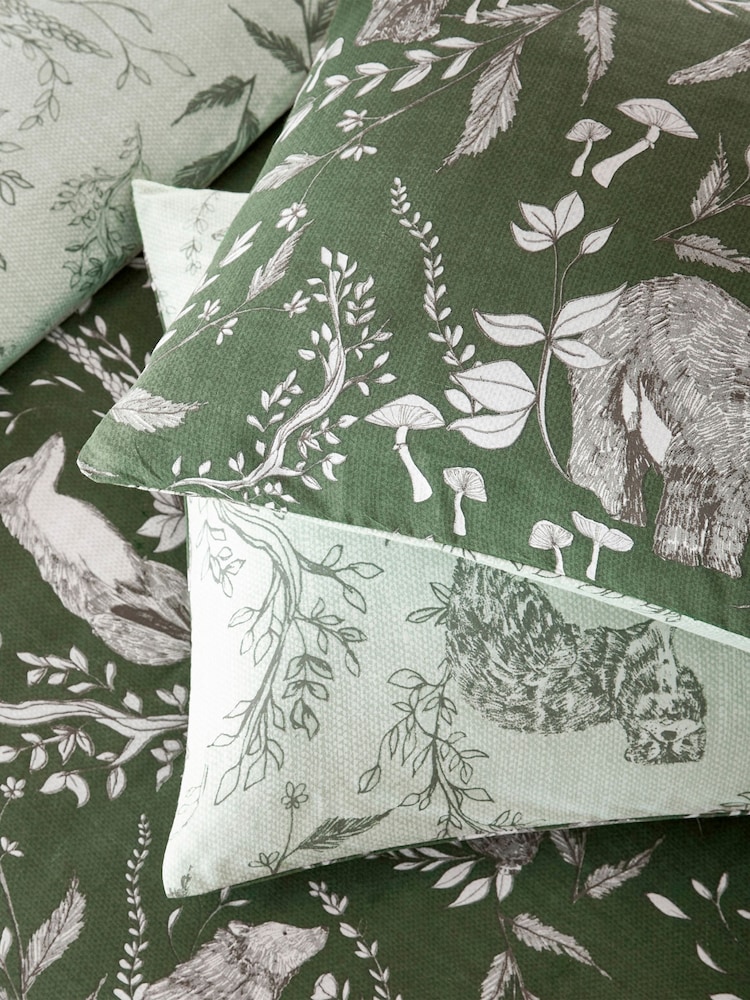 Furn Evergreen Buckthorn Woodland Duvet Cover Set - Image 2 of 3