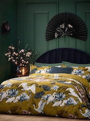 Wylder Olive Kushiro Exotic Duvet Cover Set - Image 1 of 4