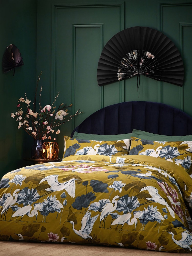 Wylder Olive Kushiro Exotic Duvet Cover Set - Image 4 of 4