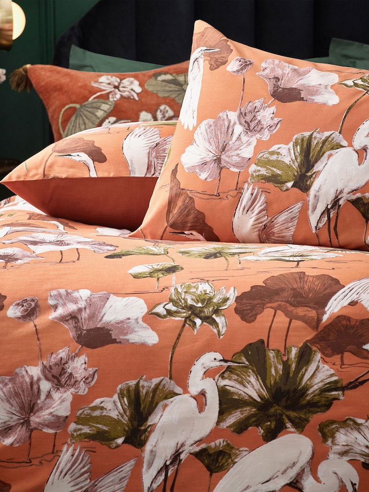 Wylder Coral Kushiro Exotic Duvet Cover Set - Image 2 of 5