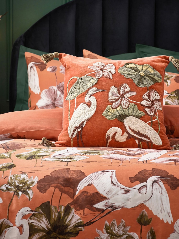 Wylder Coral Kushiro Exotic Duvet Cover Set - Image 5 of 5