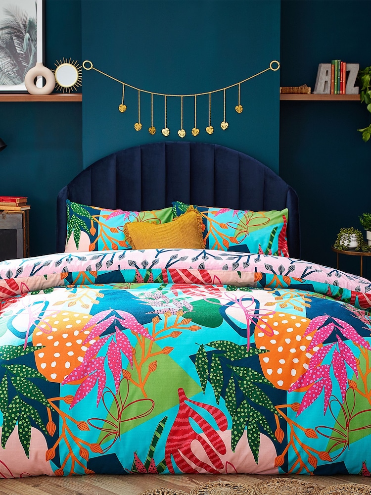 Furn Multicolour Coralina Floral Duvet Cover Set - Image 1 of 5