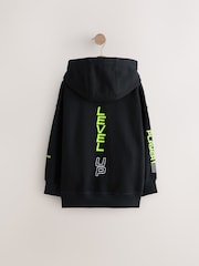 Black Controller Older Boys Graphic Cross-Over Hoodie (3-16yrs) - Image 2 of 4