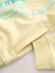 Yellow Headphone Older Boys Graphic Cross-Over Hoodie (3-16yrs) - Image 3 of 4