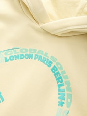 Yellow Headphone Older Boys Graphic Cross-Over Hoodie (3-16yrs) - Image 4 of 4