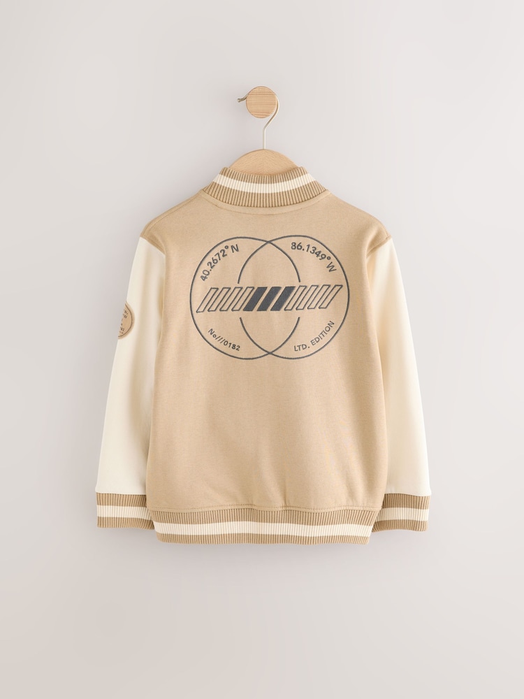 Stone Graphic Print Bomber Jacket (3-16yrs) - Image 2 of 4