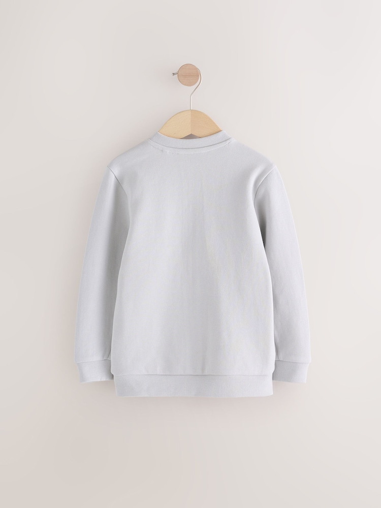 Grey Smart Bomber Jacket (3-16yrs) - Image 2 of 5