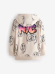 Stone Graffiti Drippy Smile Graphic Hoodie (3-16yrs) - Image 5 of 7