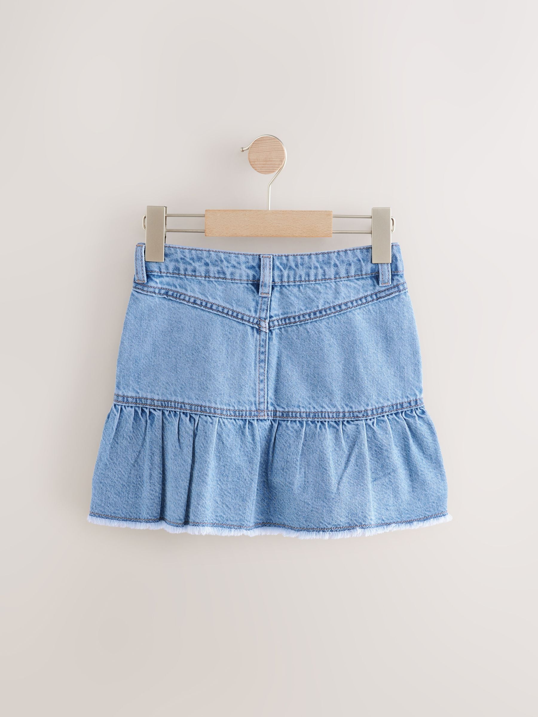 Buy Mid Blue Cotton Skirt (3-16yrs) from Next USA