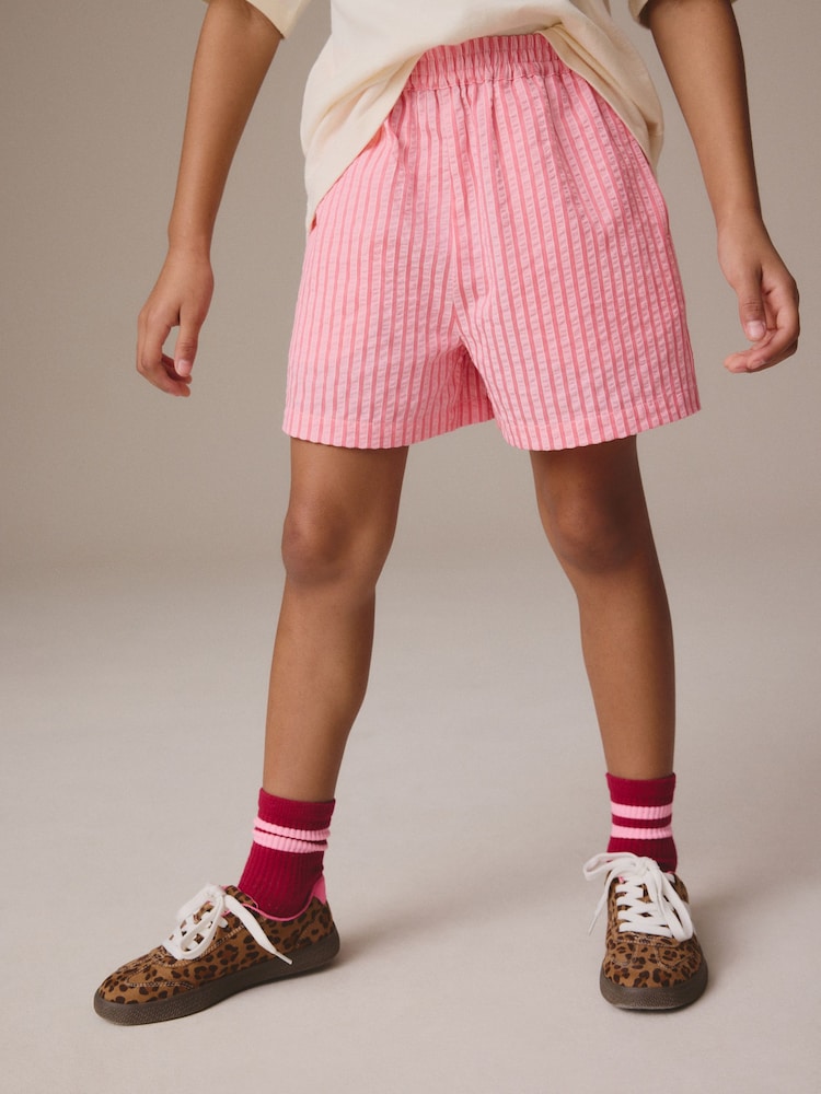Pink Stripe Shorts (3-16yrs) - Image 2 of 3