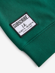 Green Subscribe Back Print Crew Neck Sweatshirt (3-16yrs) - Image 11 of 11