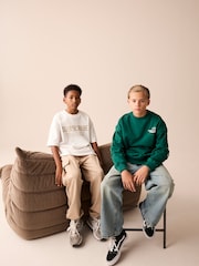 Green Subscribe Back Print Crew Neck Sweatshirt (3-16yrs) - Image 4 of 11