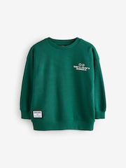 Green Subscribe Back Print Crew Neck Sweatshirt (3-16yrs) - Image 7 of 11