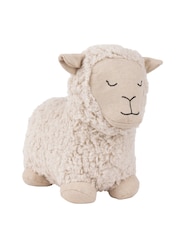 Paoletti White Sheep Boucle Novelty Doorstop - Image 2 of 5