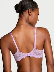 Victoria's Secret Lilac Purple Lace Trim Push Up Bra - Image 2 of 3