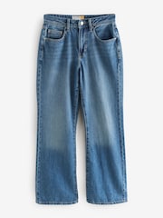Dark Blue Hourglass Relaxed Bootcut 100% Cotton Jeans - Image 1 of 3