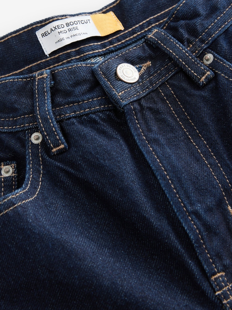 Rinse Hourglass Relaxed Bootcut 100% Cotton Jeans - Image 2 of 3