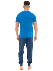 Character Blue Sonic The Hedgehog 100% Cotton Pyjamas Set - Image 2 of 5