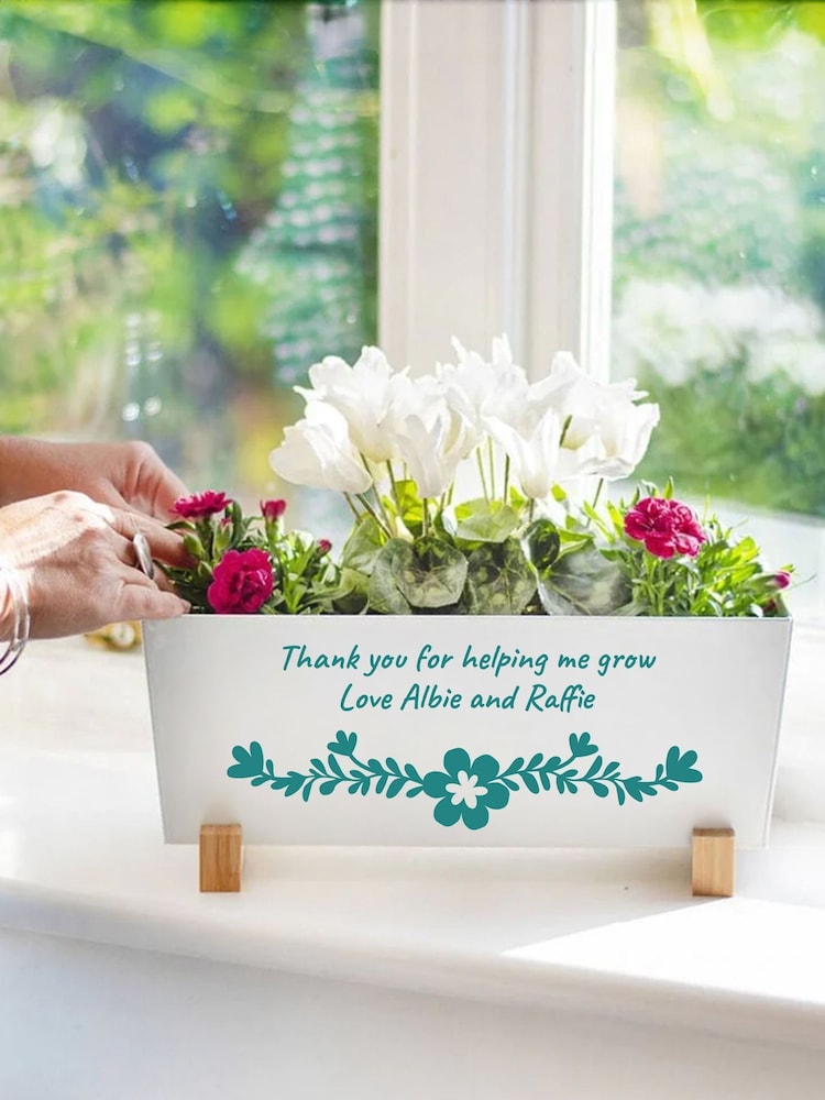 Personalised Teacher Quote Planter by Jonnys Sister - Image 2 of 4