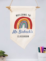 Personalised Classroom Pennant by Jonnys Sister - Image 1 of 3