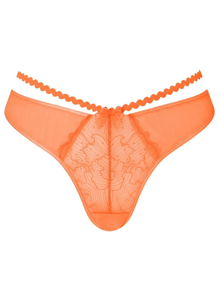 Ann Summers Orange Cadence Embroidered Brazilian Knickers - Image 5 of 5