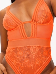 Ann Summers Orange Eternal Lace Bodysuit - Image 3 of 4