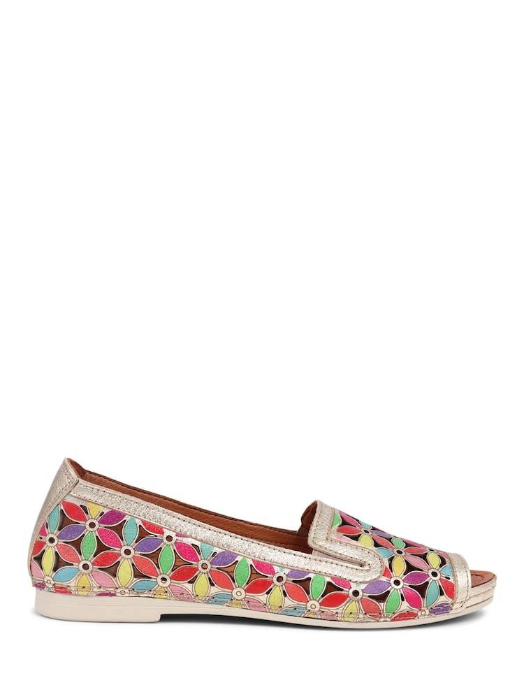 Gold multi - Pavers Leather Cut Out Detail Pumps - Imagen 1 de 5 Gold multi - Pavers Leather Cut Out Detail Pumps - Imagen 1 de 5