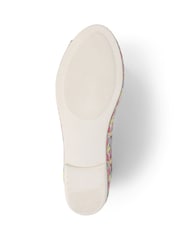 Pavers Gold multi Leather Cut Out Detail Pumps - Image 5 of 5