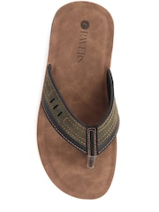 بني - صندل بأصبع من Pavers - Image 3 of 5