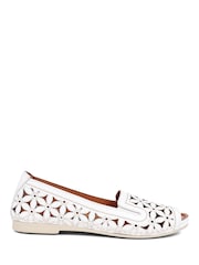 Leather Cut Out Detail Pumps - Image 1 of 5