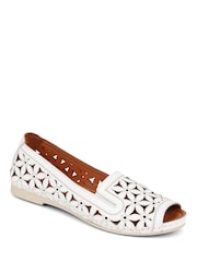 Leather Cut Out Detail Pumps - Image 2 of 5