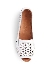 Leather Cut Out Detail Pumps - Image 4 of 5