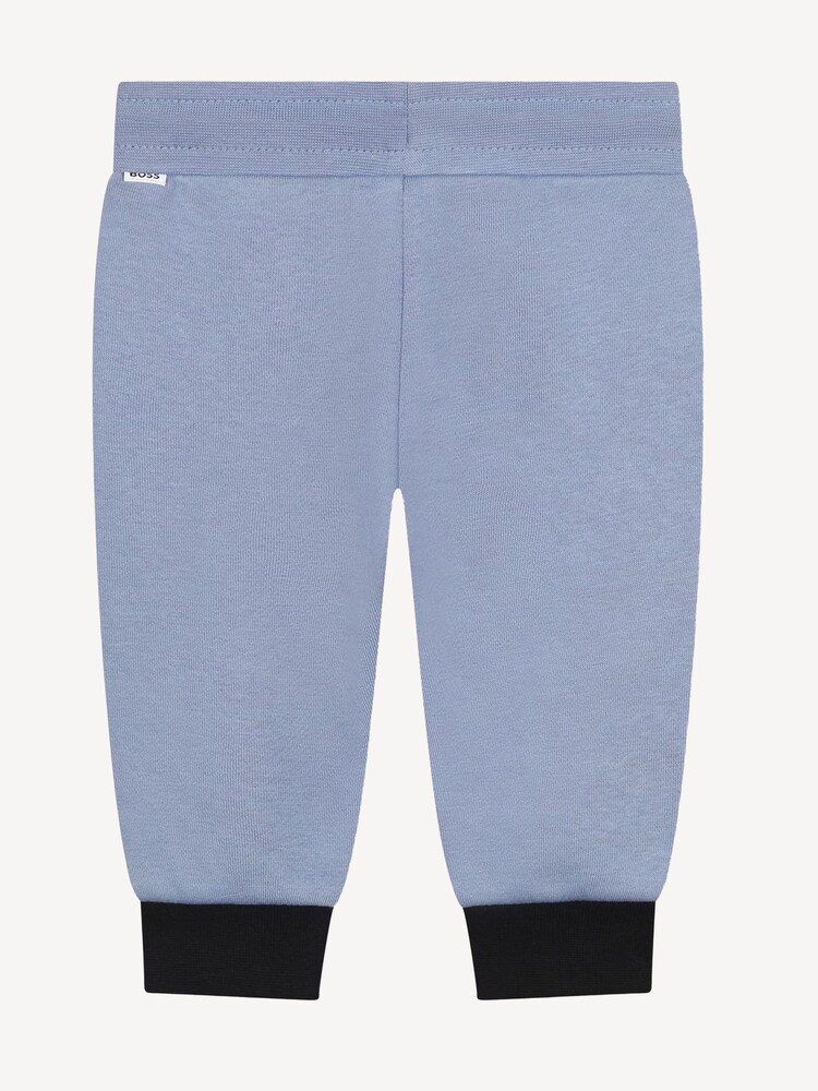 BOSS Blue Colourblock Baby Zip-Up Hoodie and Joggers Set - Image 6 of 6