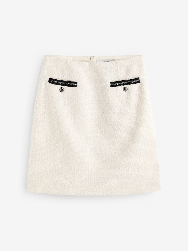 LK Bennett Charlie Cotton Blend Tweed Skirt - Imagen 3 de 3 LK Bennett Charlie Cotton Blend Tweed Skirt - Imagen 3 de 3