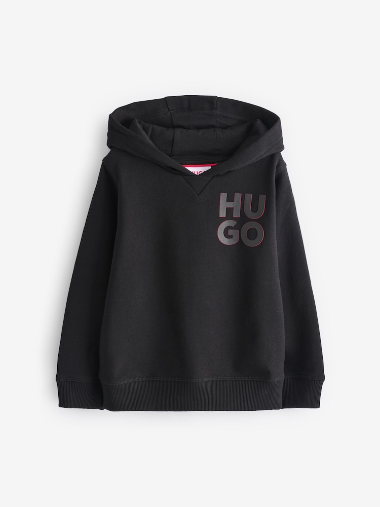 črna - HUGO Kvadratna skrinja Logo kapucar; jopa/pulover s kapuco - Slika 1 iz 1 črna - HUGO Kvadratna skrinja Logo kapucar; jopa/pulover s kapuco - Slika 1 iz 1