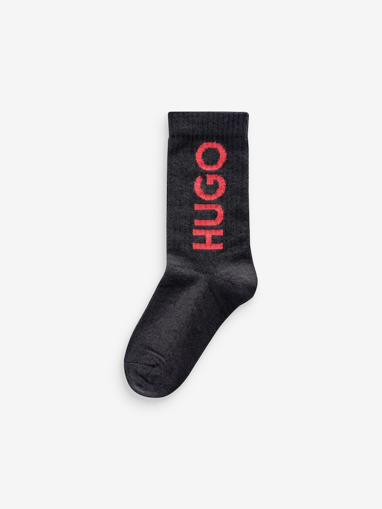 HUGO Logo Socks 2 Pack - Bild 3 von 3