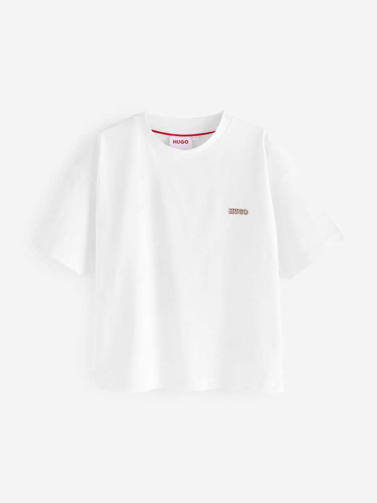 HUGO Small Chest Logo Short Sleeve T-Shirt - Imagen 1 de 2 HUGO Small Chest Logo Short Sleeve T-Shirt - Imagen 1 de 2