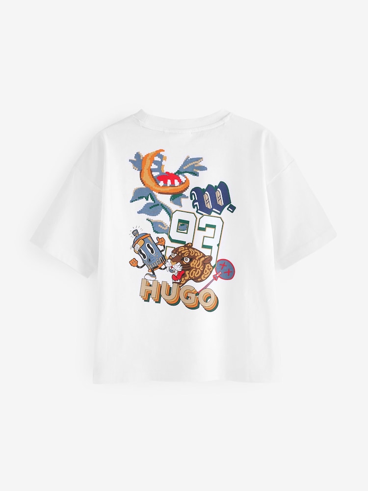 HUGO Small Chest Logo Short Sleeve T-Shirt - Imagen 2 de 2 HUGO Small Chest Logo Short Sleeve T-Shirt - Imagen 2 de 2
