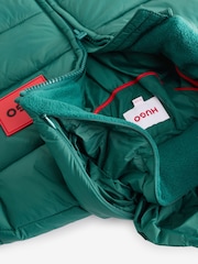HUGO Green Quilted Puffer Coat - Image 7 of 7