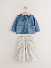 Stripe Shirt & Stripe Trousers Set (3mths-7yrs) - Image 4 of 7
