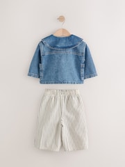 Stripe Shirt & Stripe Trousers Set (3mths-7yrs) - Image 5 of 7