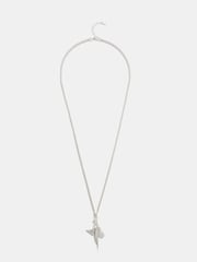Mint Velvet Silver Tone Pendant Necklace - Image 2 of 3